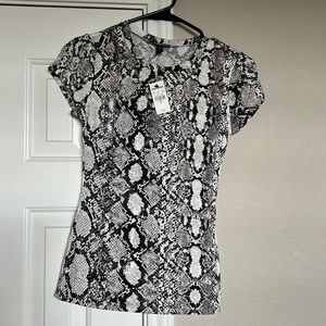 Express Snake Print Top XS